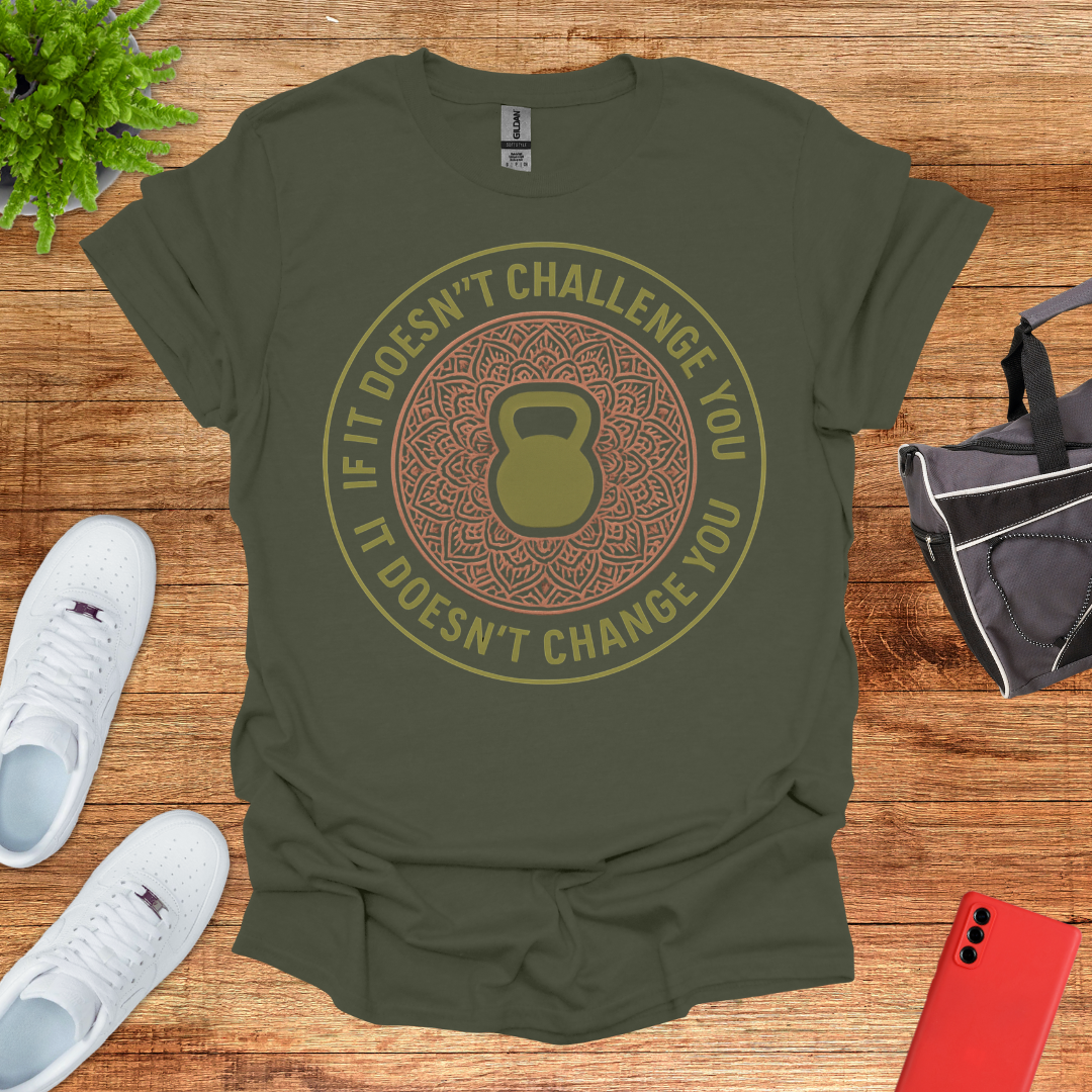 If it doesn't challenge you... it doesn't change you