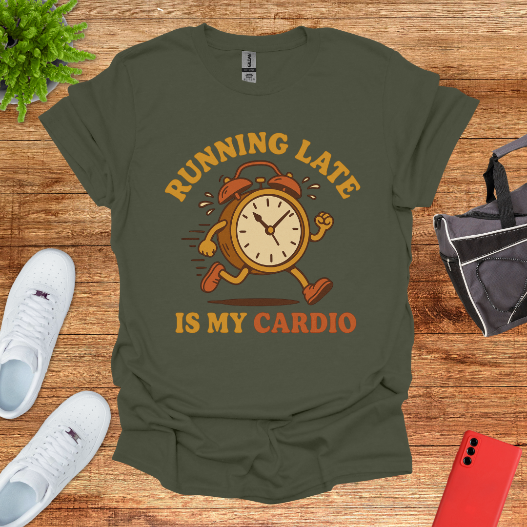 Running late is my cardio