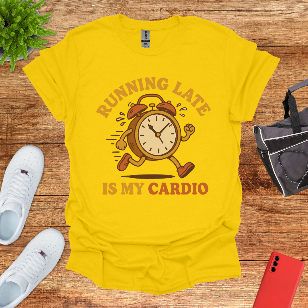 Running late is my cardio