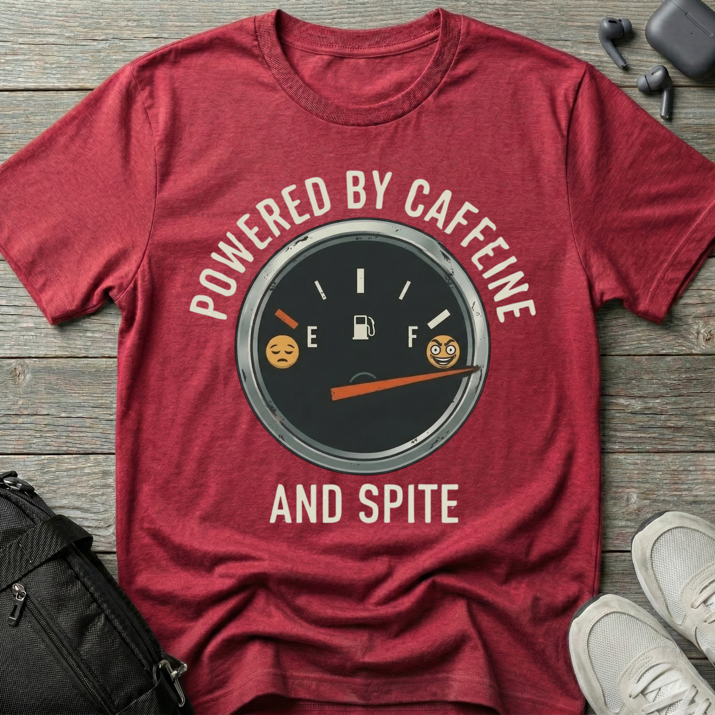 Powered By Caffeine And Spite