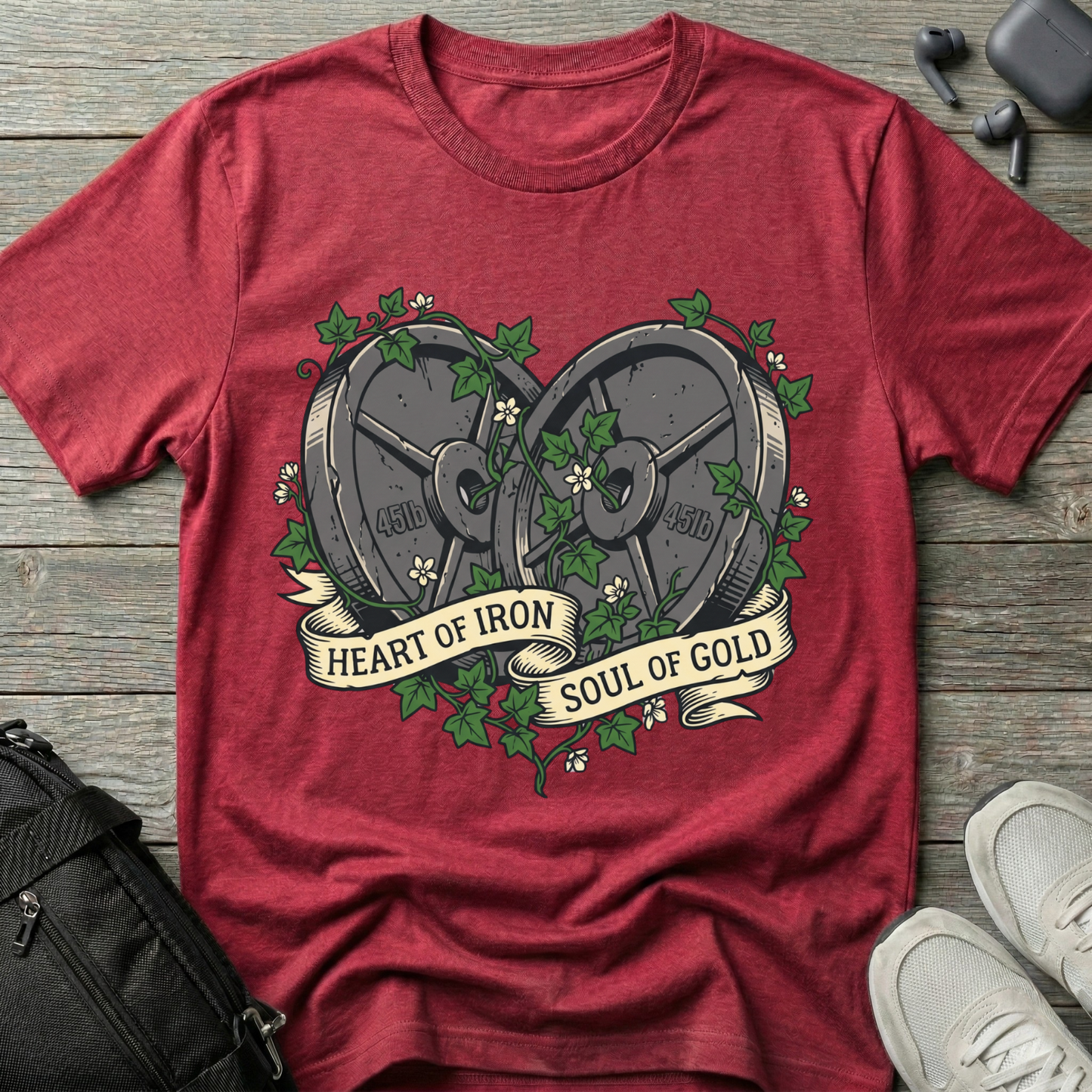 Heart of Iron T-Shirt โ "Heart of Iron, Soul of Gold"