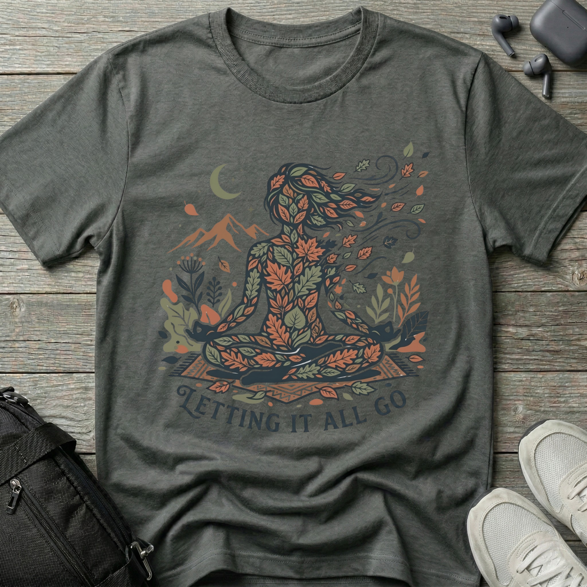 "Letting It All Go" - Yoga Meditation T-Shirt