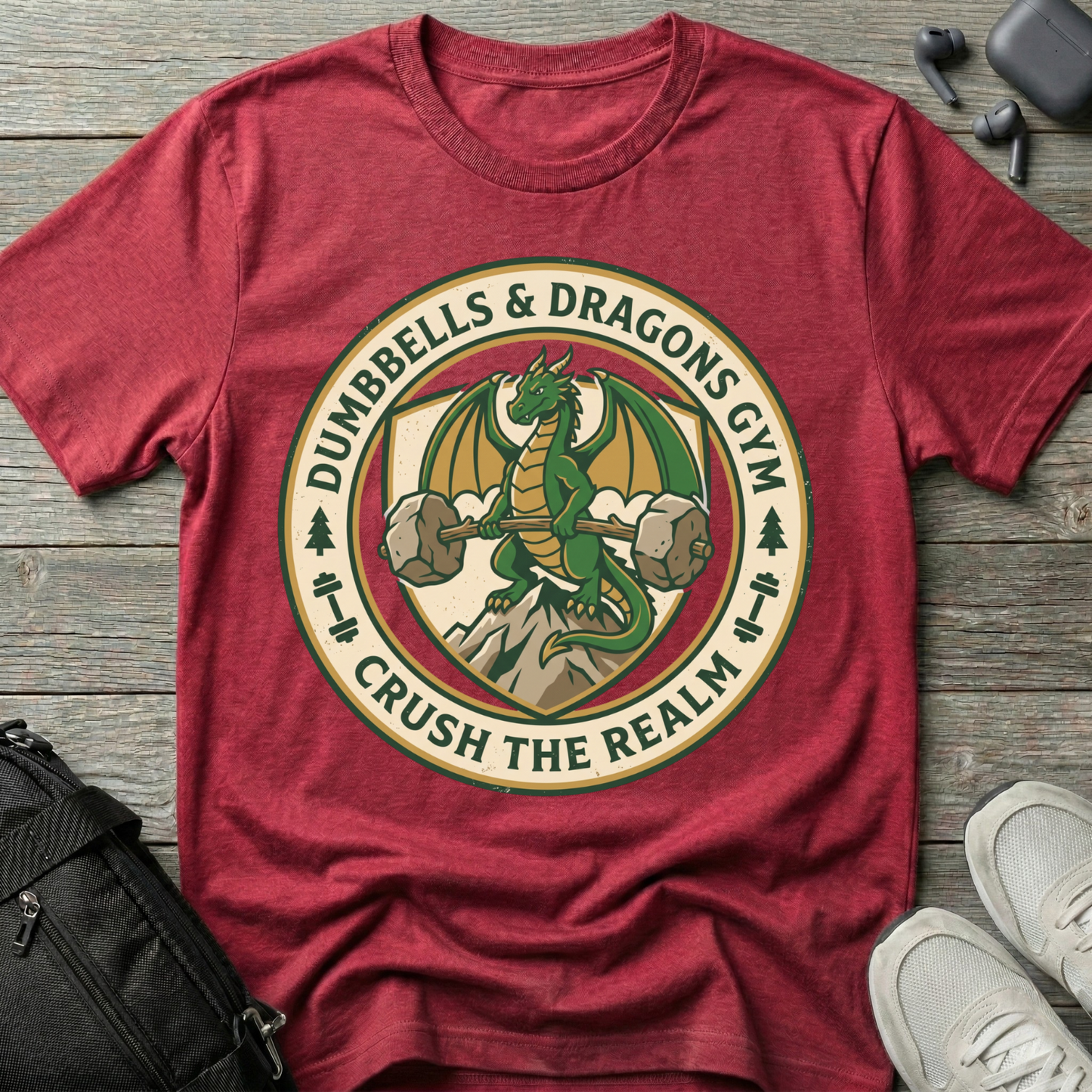 Dumbbells & Dragons T-Shirt