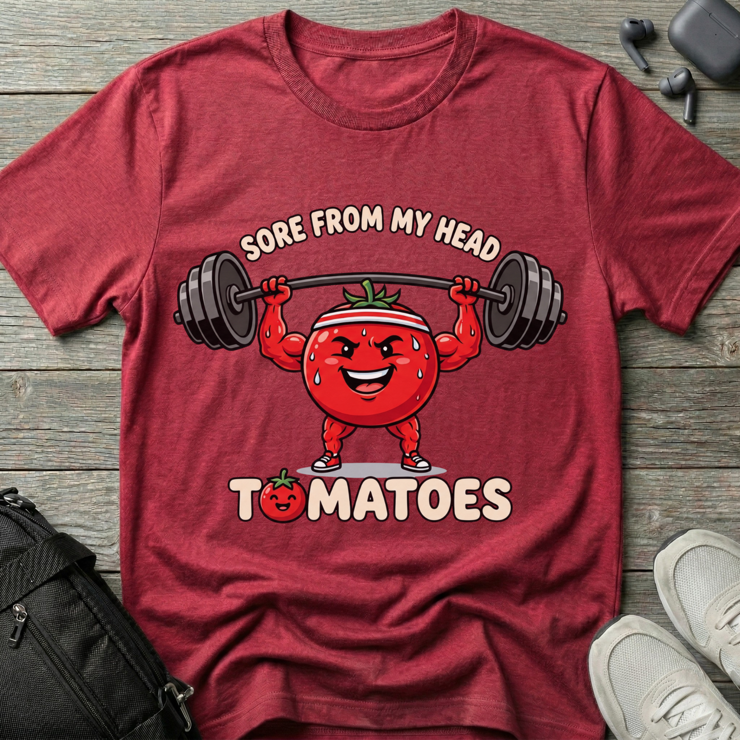 "Sore From My Head to Tomatoes" T-Shirt