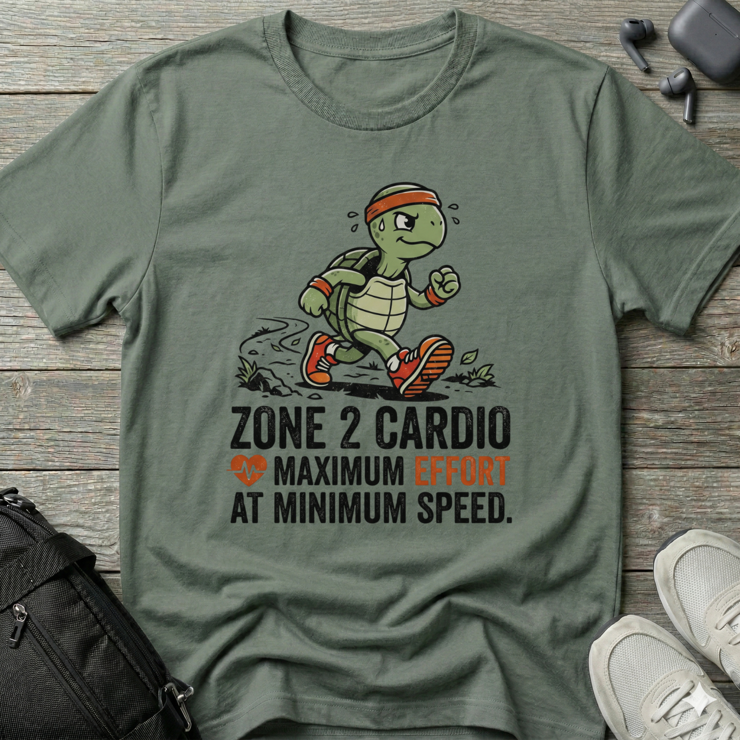 "Zone 2 Cardio: Maximum Effort at Minimum Speed" T-Shirt