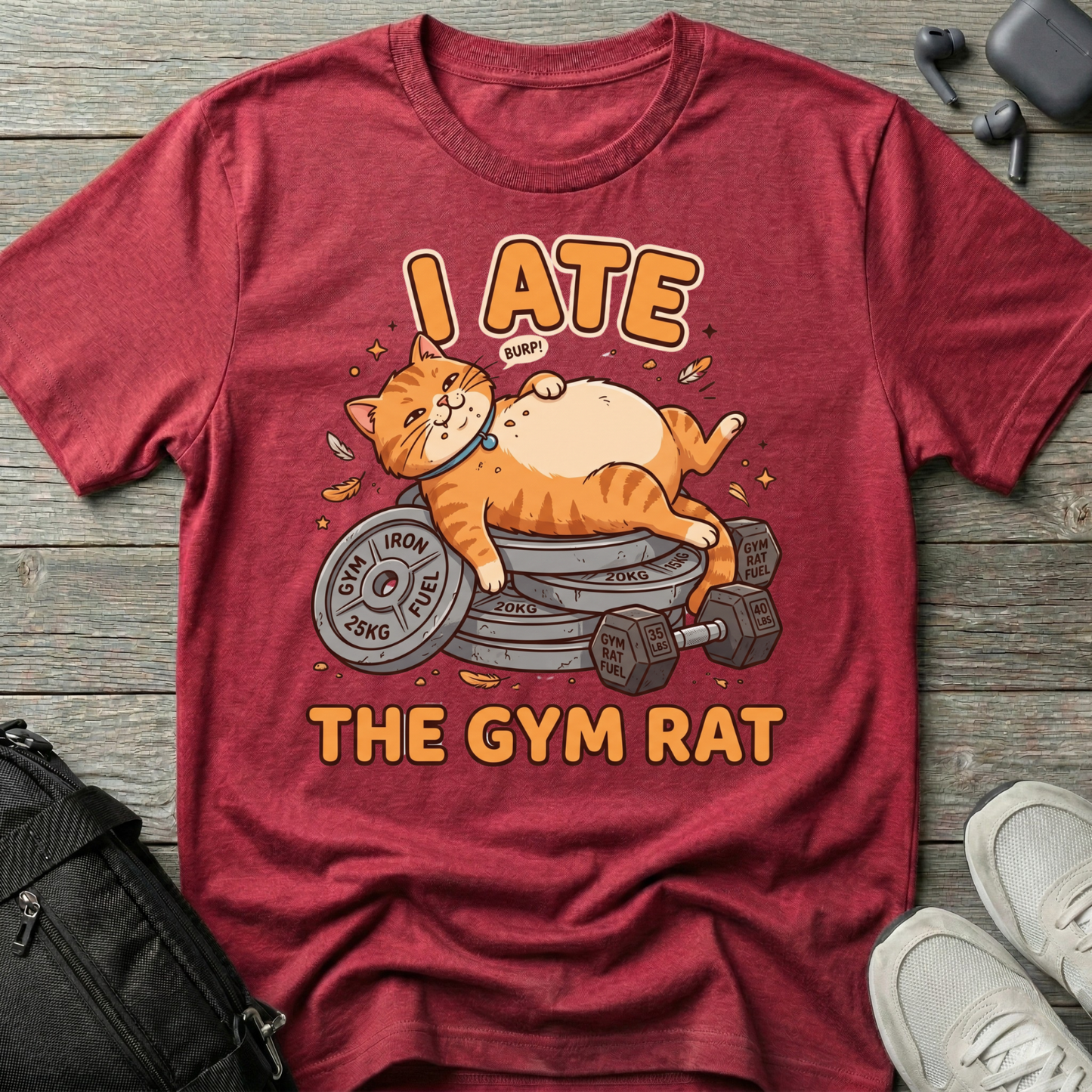 "I Ate The Gym Rat" T-Shirt