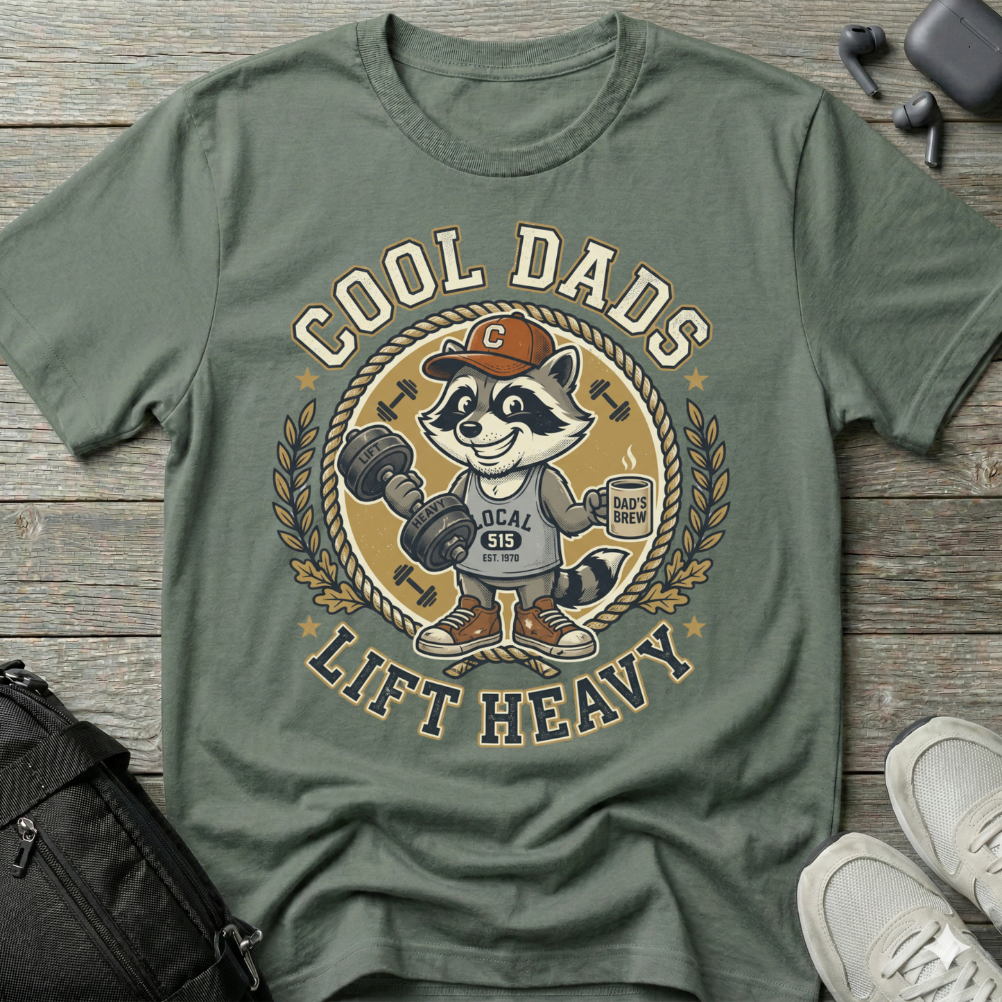 Cool Dads 'Lift Heavy' T-Shirt