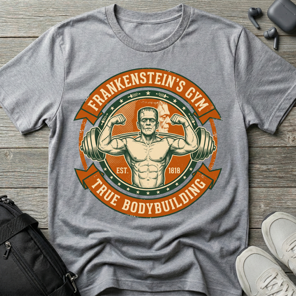 Frankenstein's Gym T‑Shirt