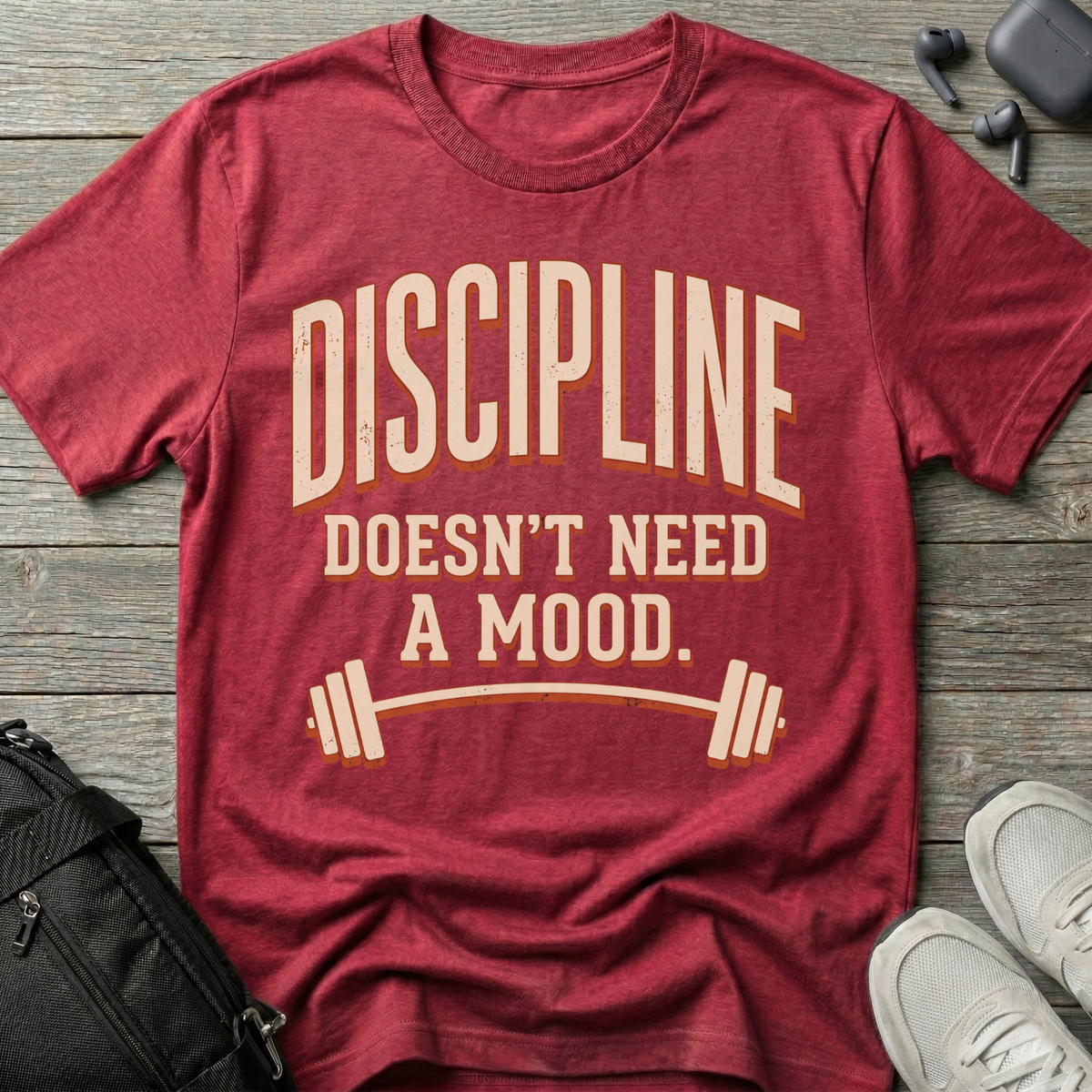Discipline Doesn’t Need A Mood T-Shirt