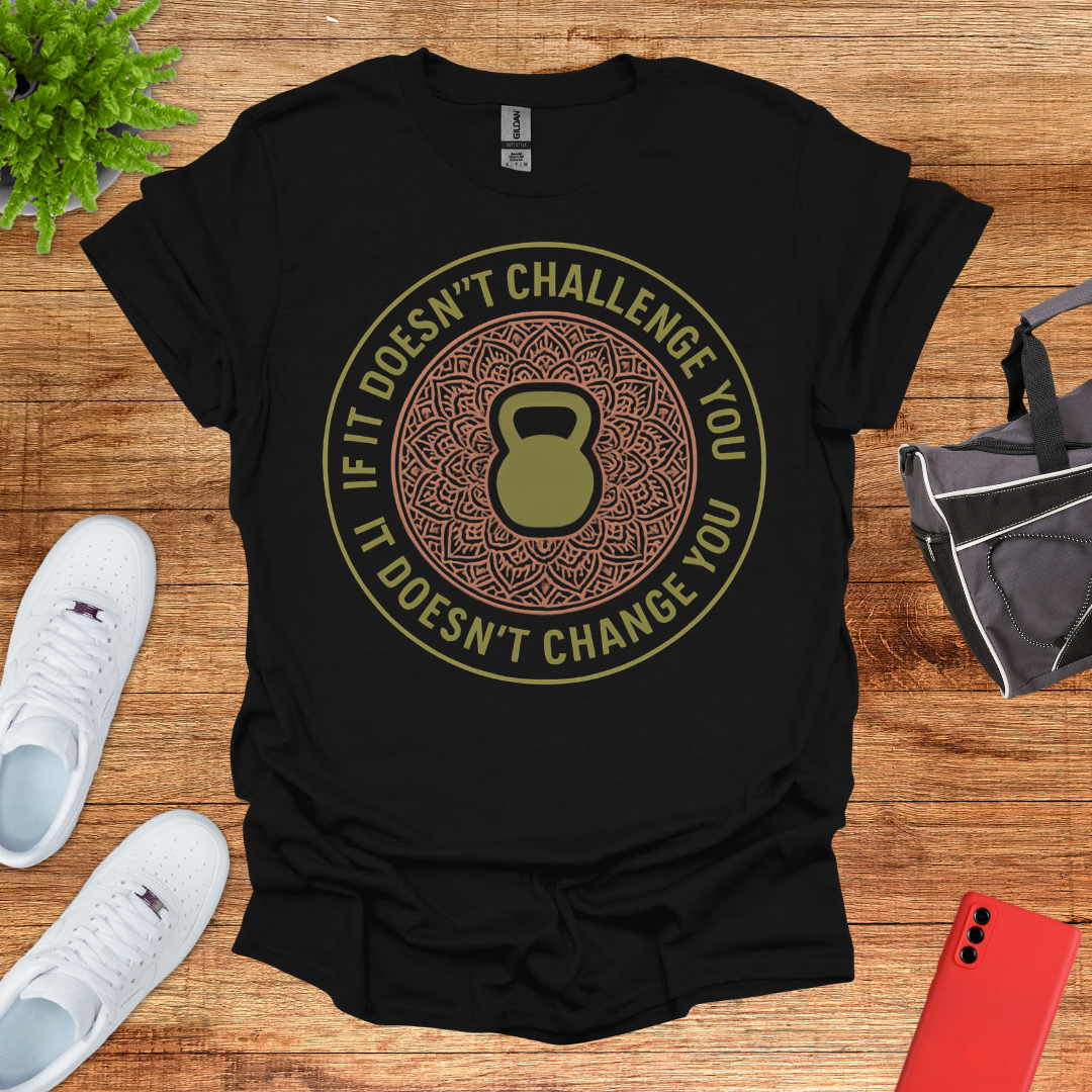 If it doesn't challenge you... it doesn't change you
