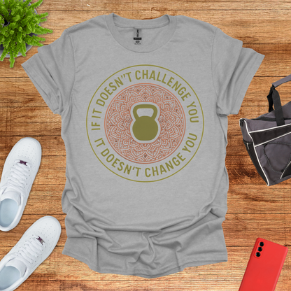 If it doesn't challenge you... it doesn't change you