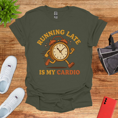 Running late is my cardio