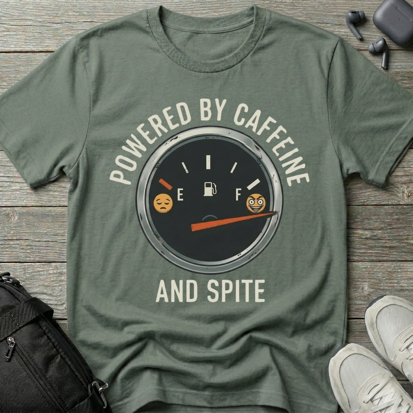 Powered By Caffeine And Spite