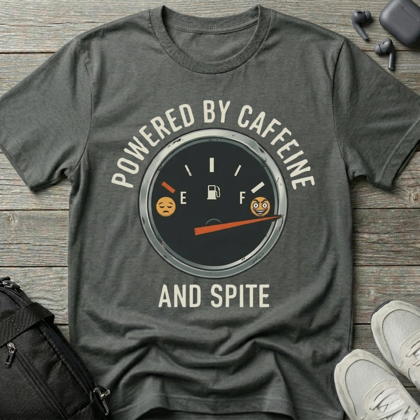 Powered By Caffeine And Spite