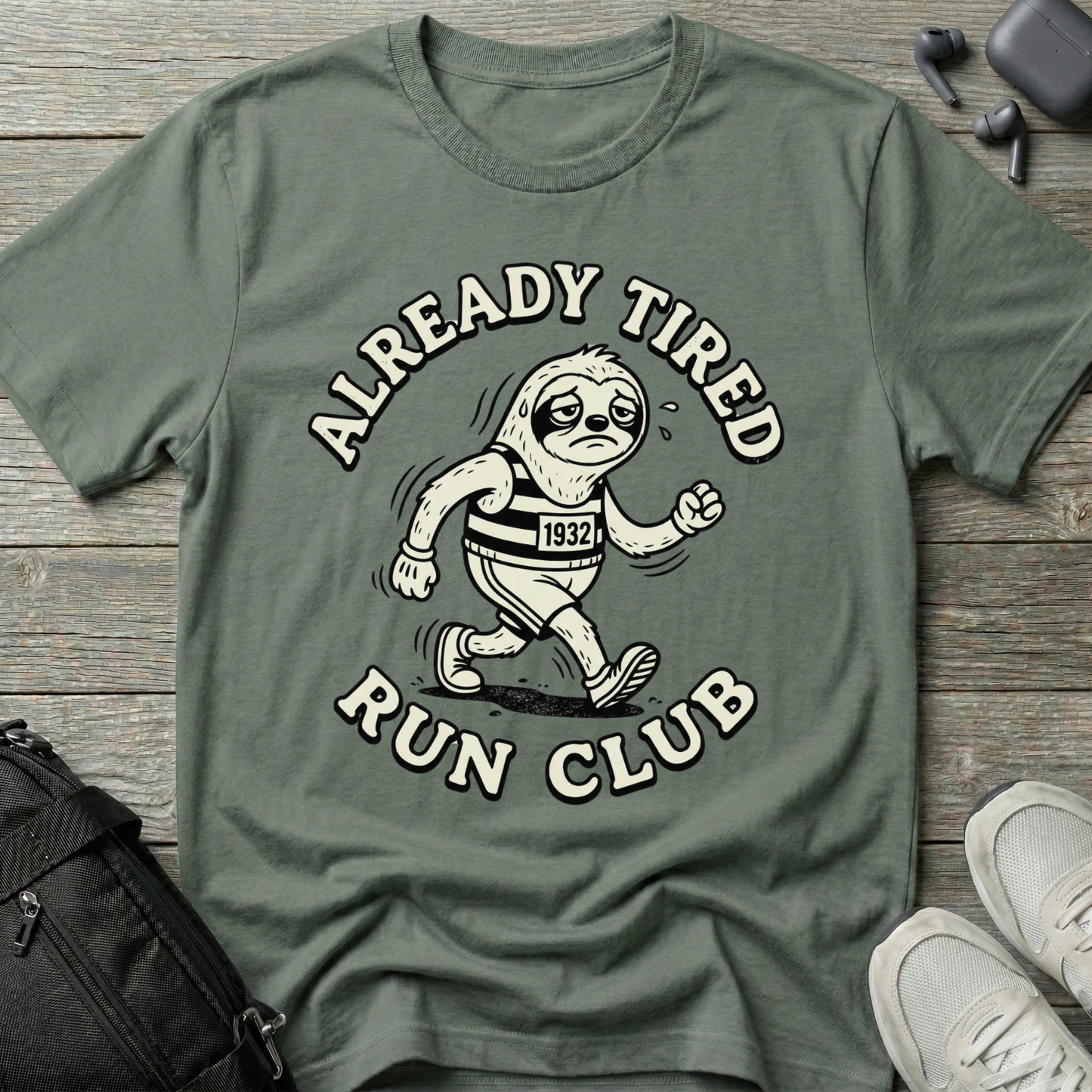 Already Tired Run Club Sloth