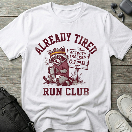 Already Tired Run Club Raccoon