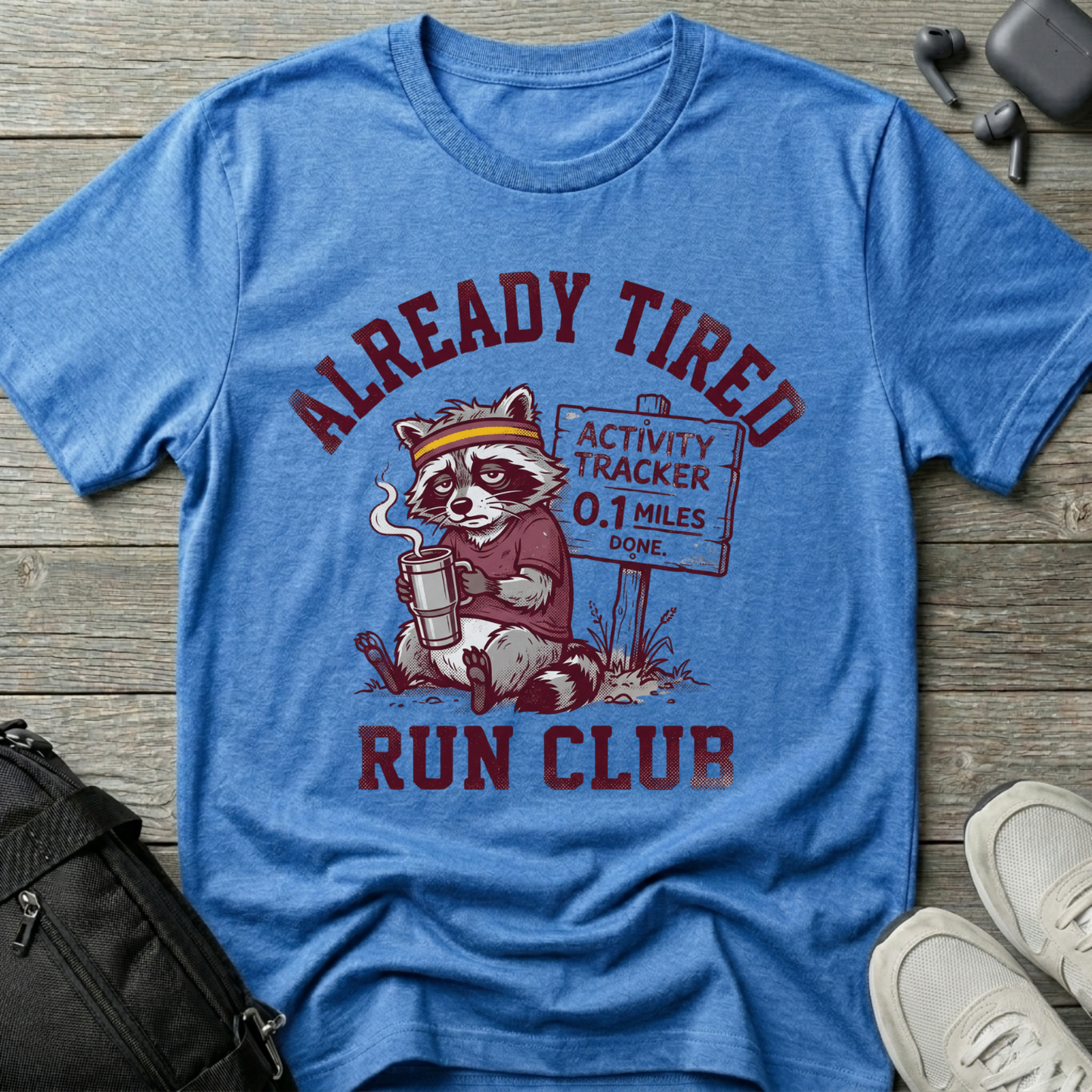 Already Tired Run Club Raccoon