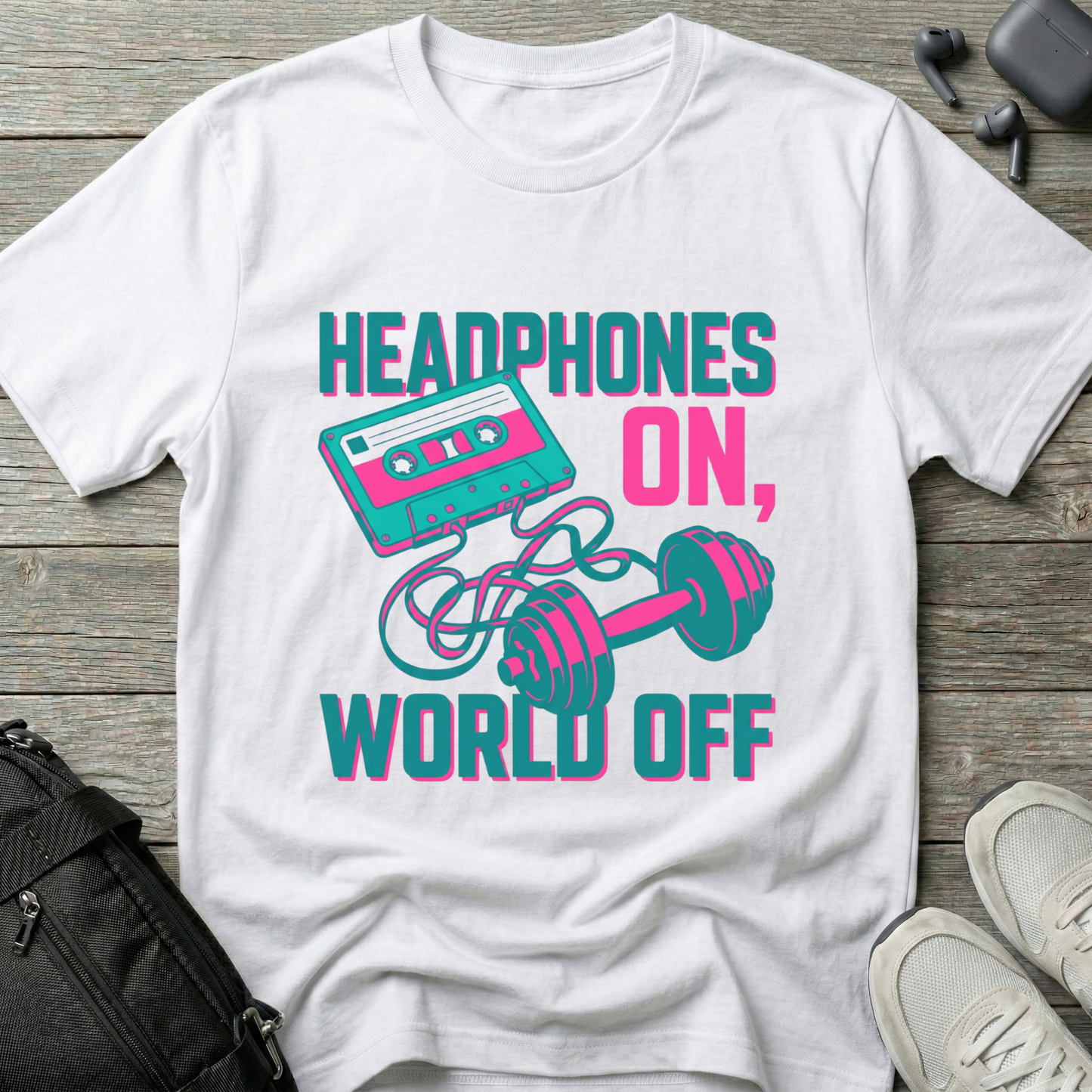 Headphones On, World Off Retro