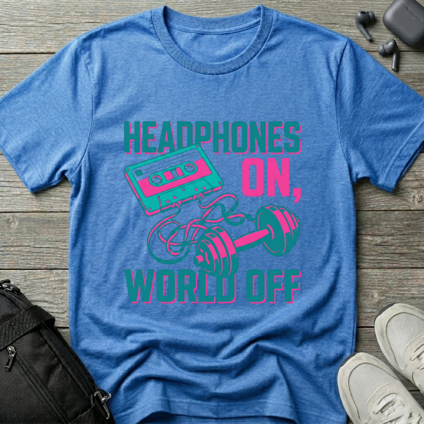 Headphones On, World Off Retro