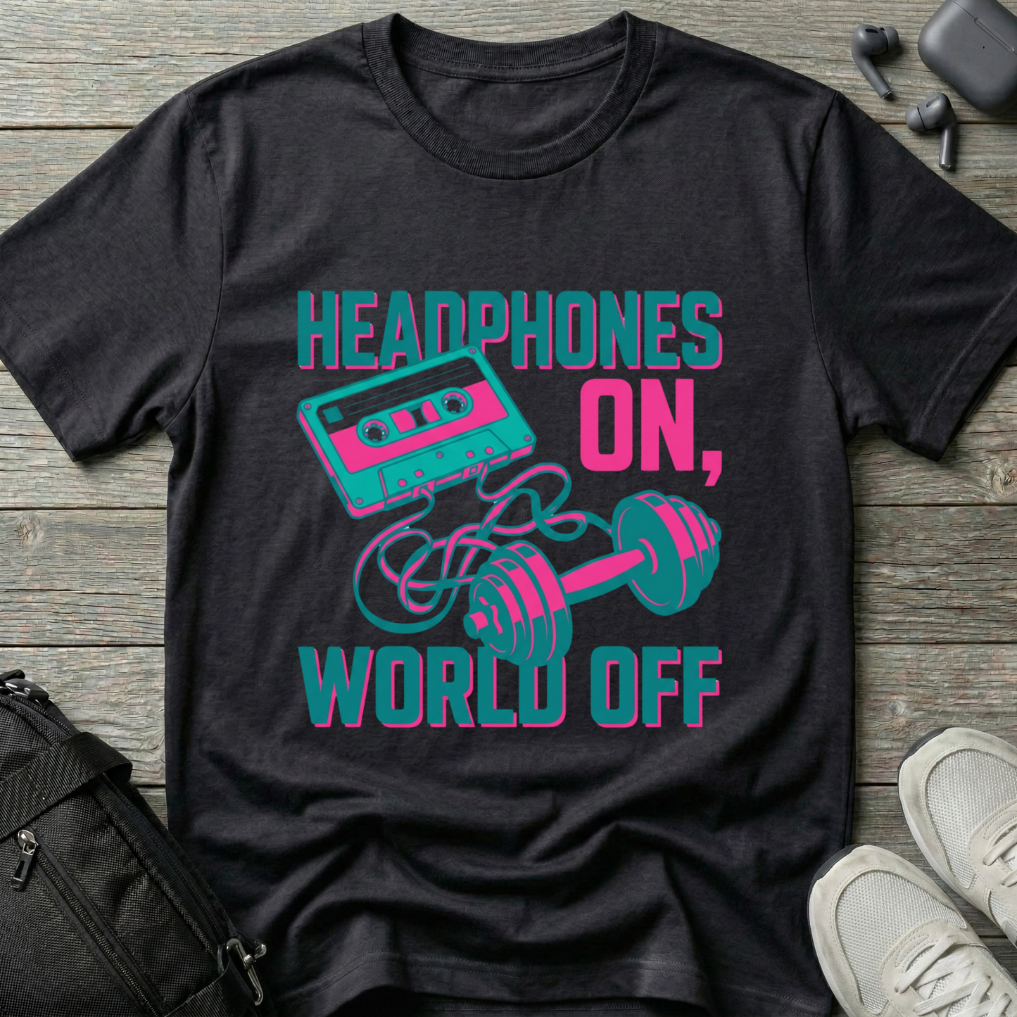 Headphones On, World Off Retro
