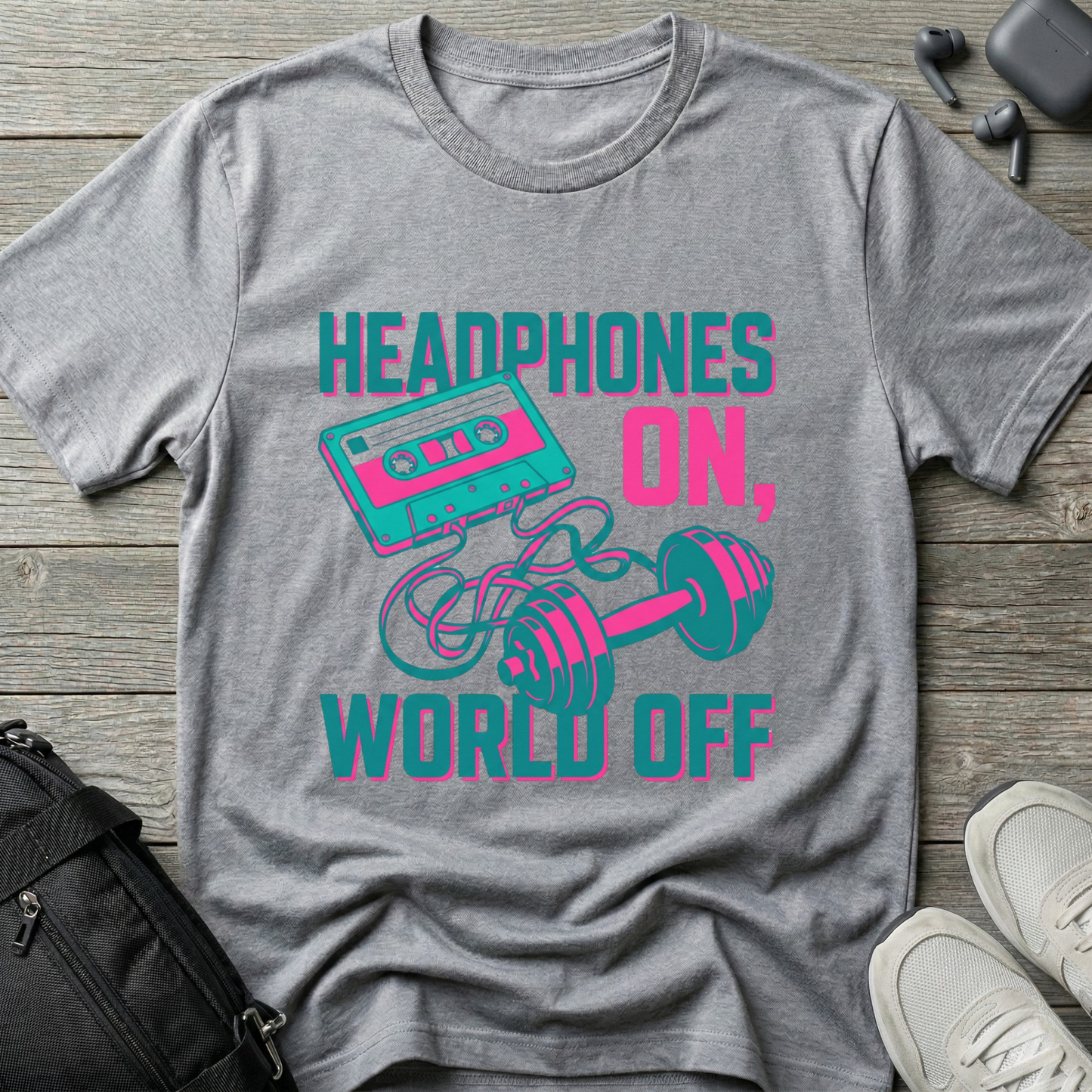 Headphones On, World Off Retro