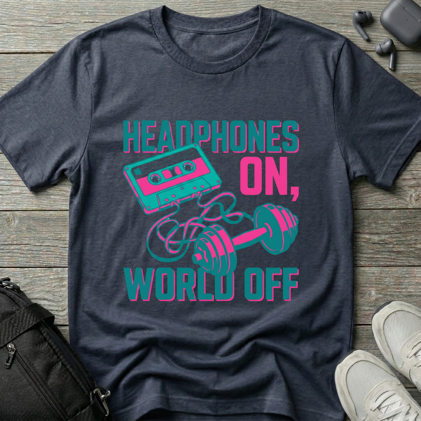 Headphones On, World Off Retro