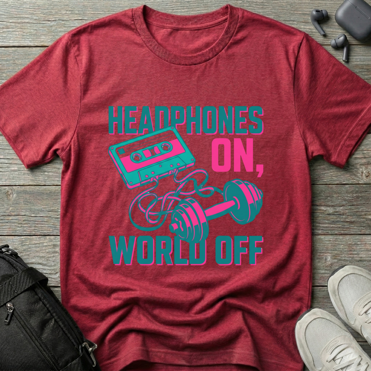 Headphones On, World Off Retro