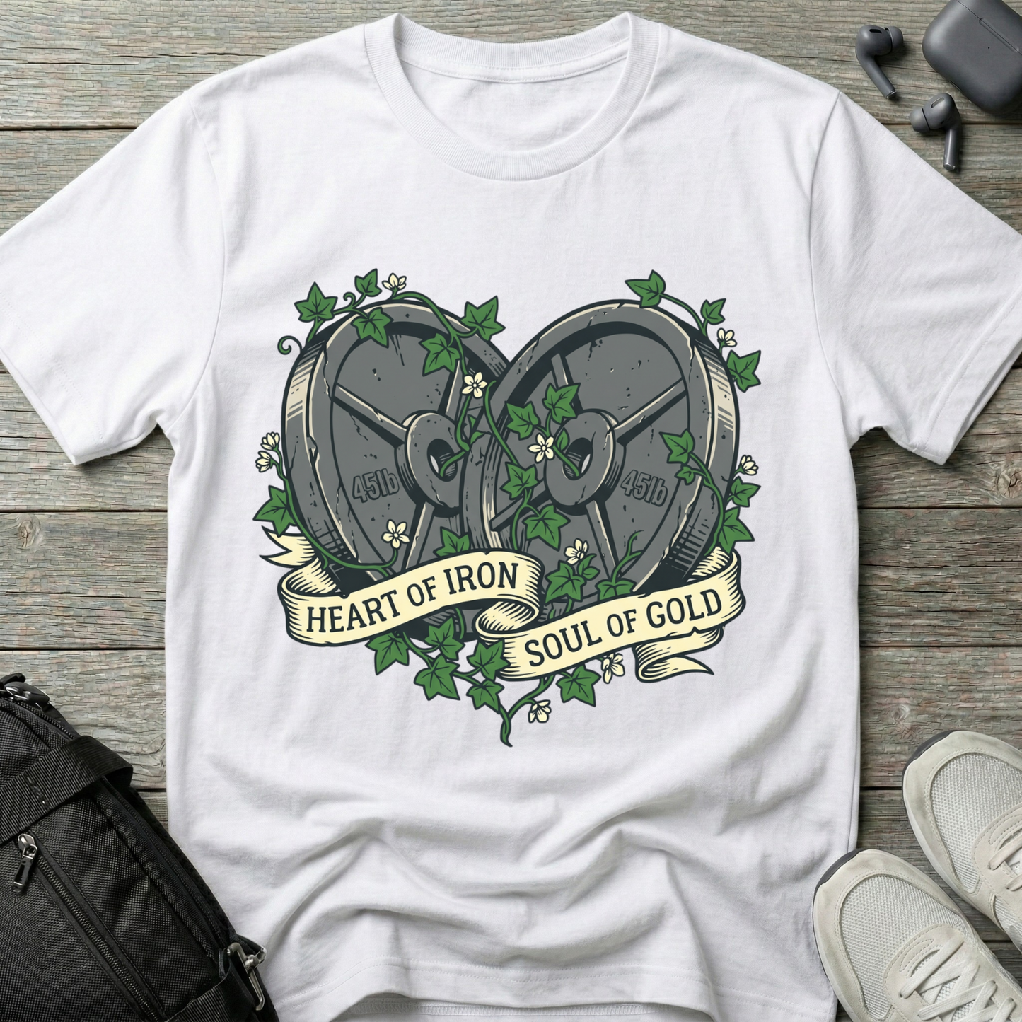Heart of Iron T-Shirt — "Heart of Iron, Soul of Gold"