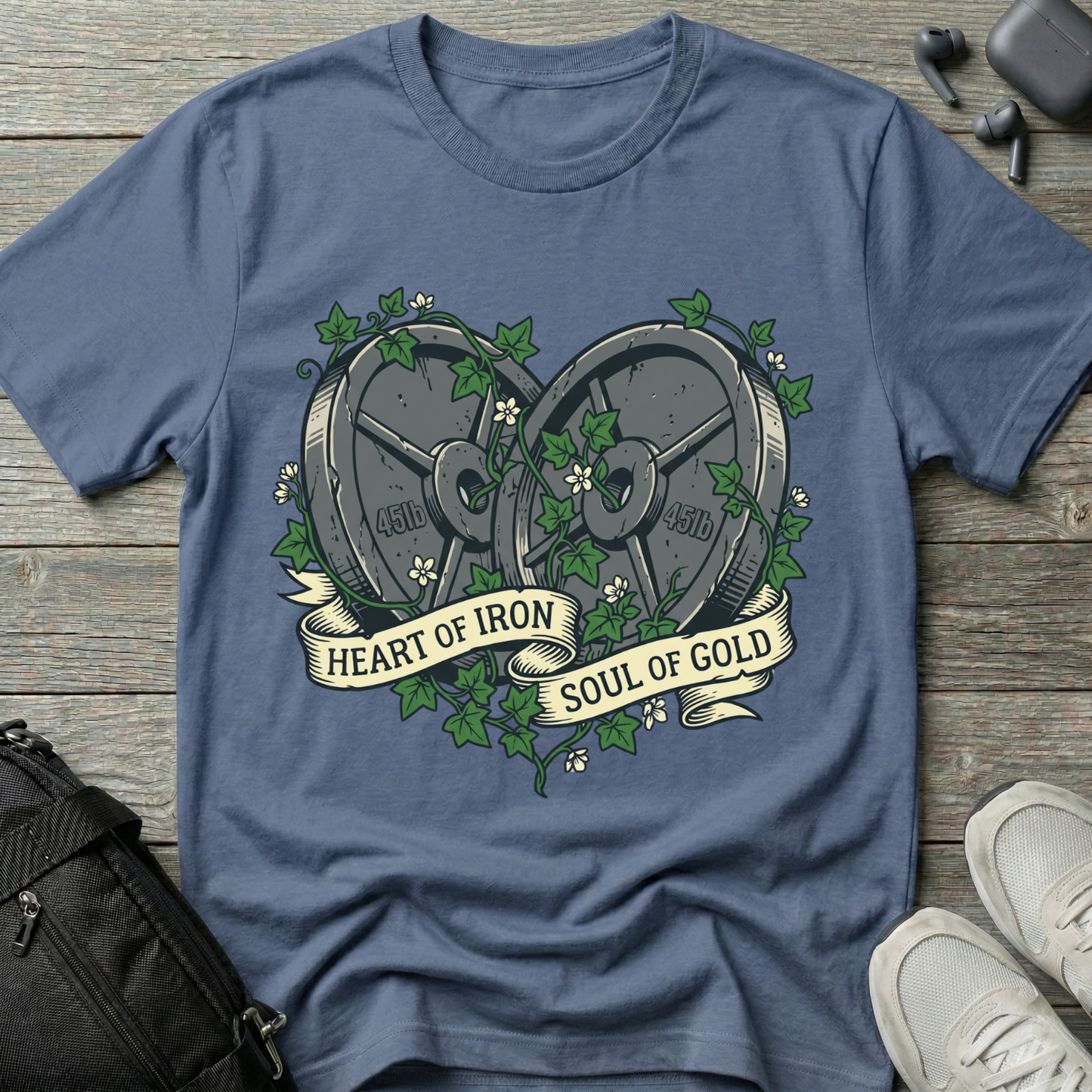 Heart of Iron T-Shirt — "Heart of Iron, Soul of Gold"