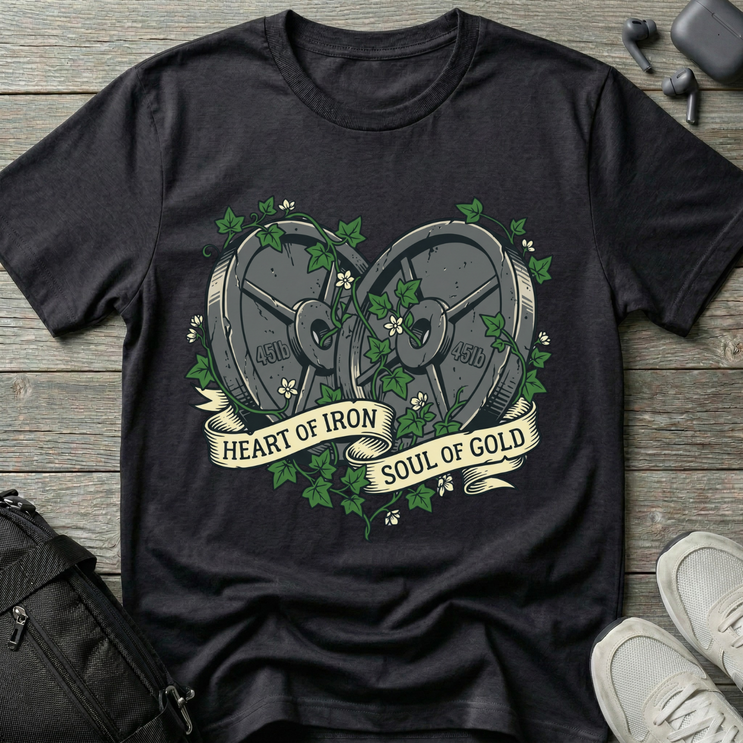 Heart of Iron T-Shirt — "Heart of Iron, Soul of Gold"