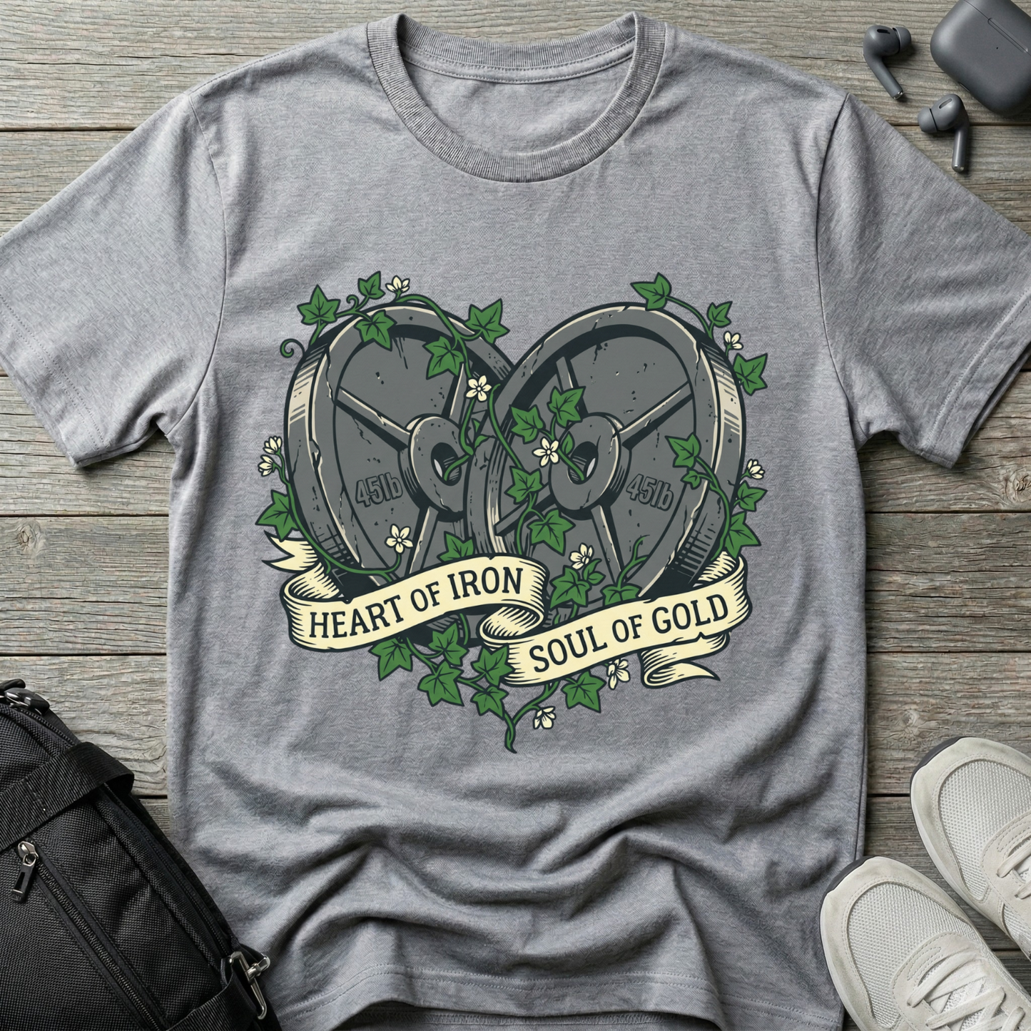 Heart of Iron T-Shirt — "Heart of Iron, Soul of Gold"