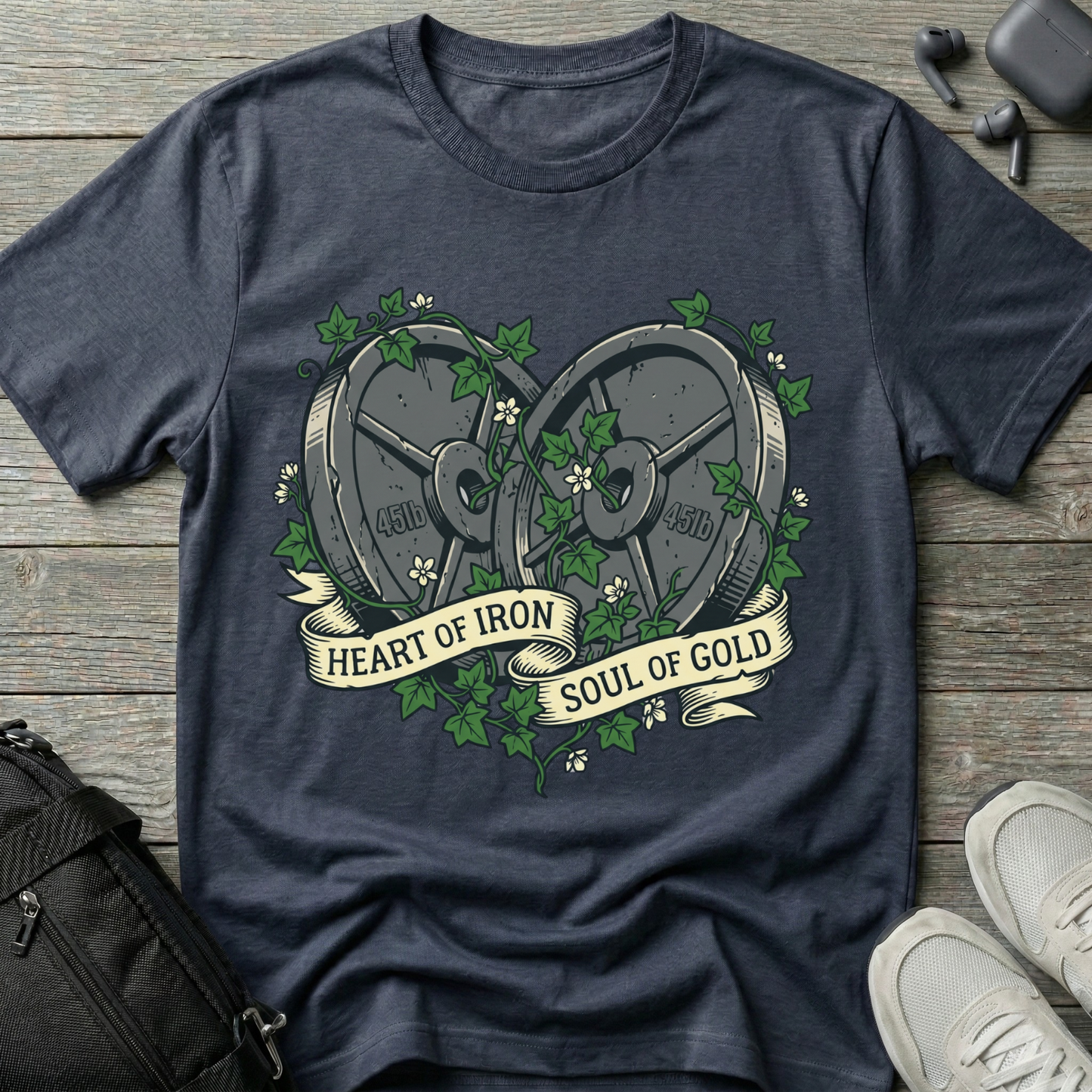 Heart of Iron T-Shirt — "Heart of Iron, Soul of Gold"