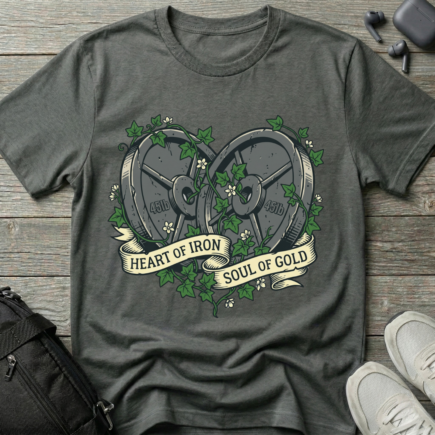 Heart of Iron T-Shirt — "Heart of Iron, Soul of Gold"