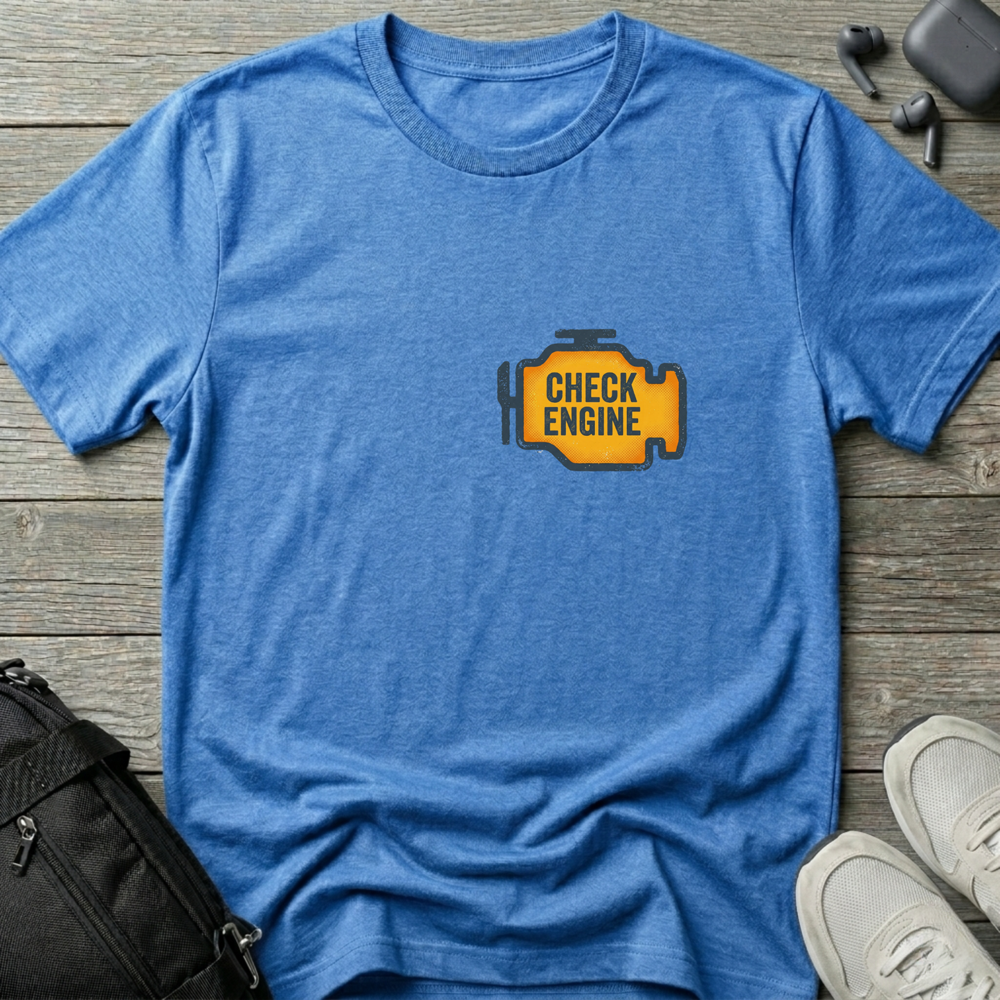 Check Engine Icon T-Shirt — Funny Tee