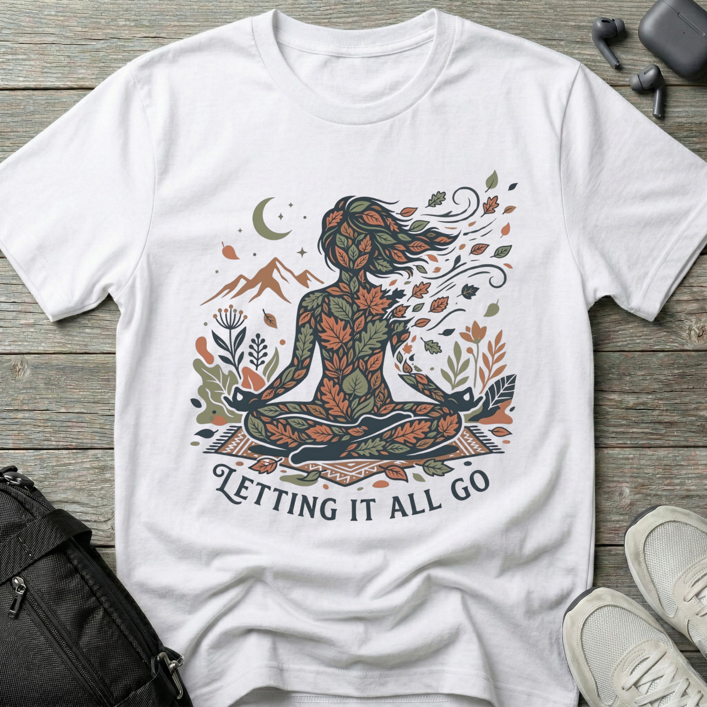 "Letting It All Go" - Yoga Meditation T-Shirt