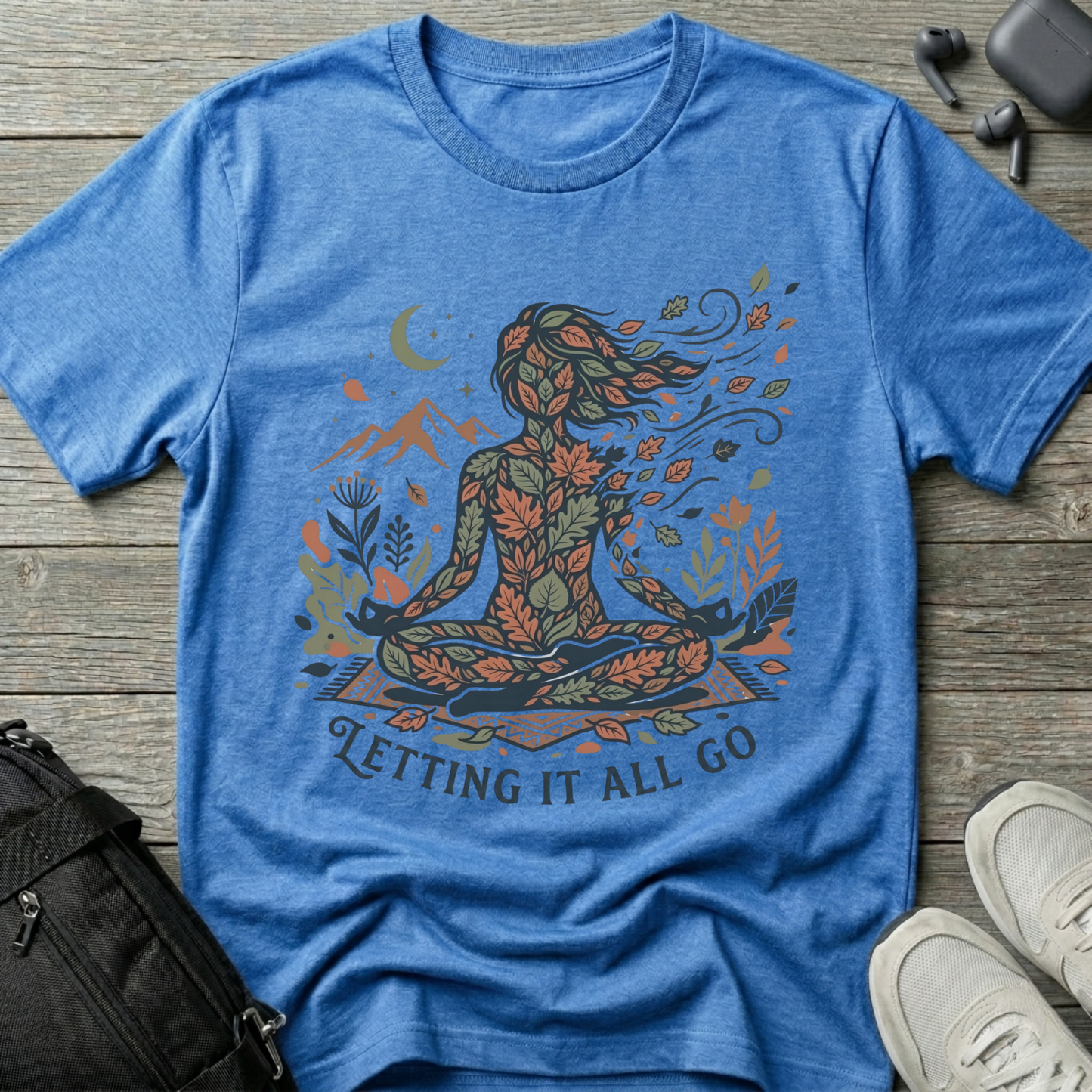 "Letting It All Go" - Yoga Meditation T-Shirt