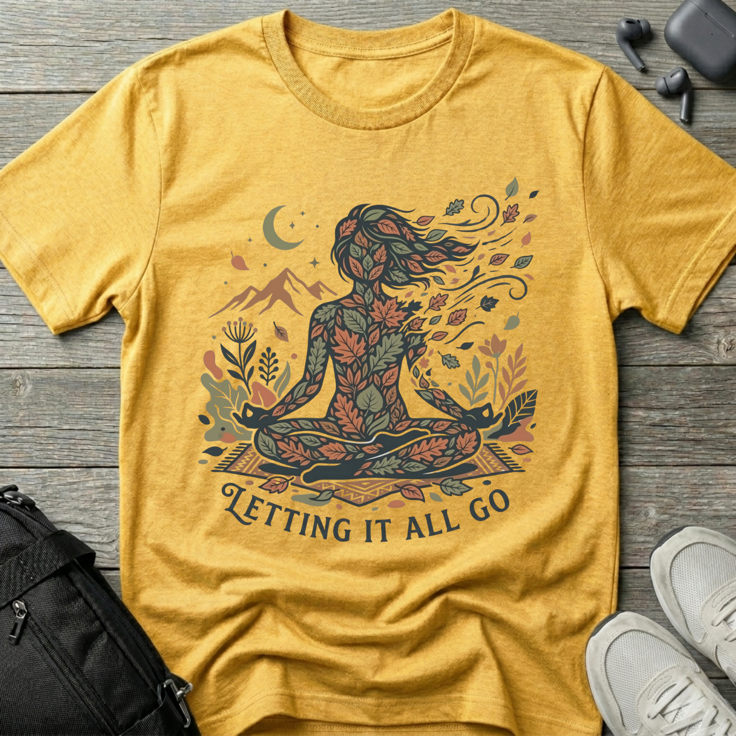 "Letting It All Go" - Yoga Meditation T-Shirt