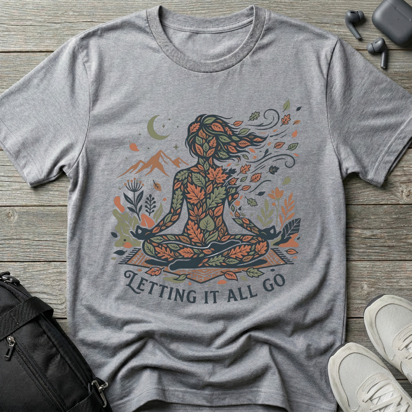 "Letting It All Go" - Yoga Meditation T-Shirt