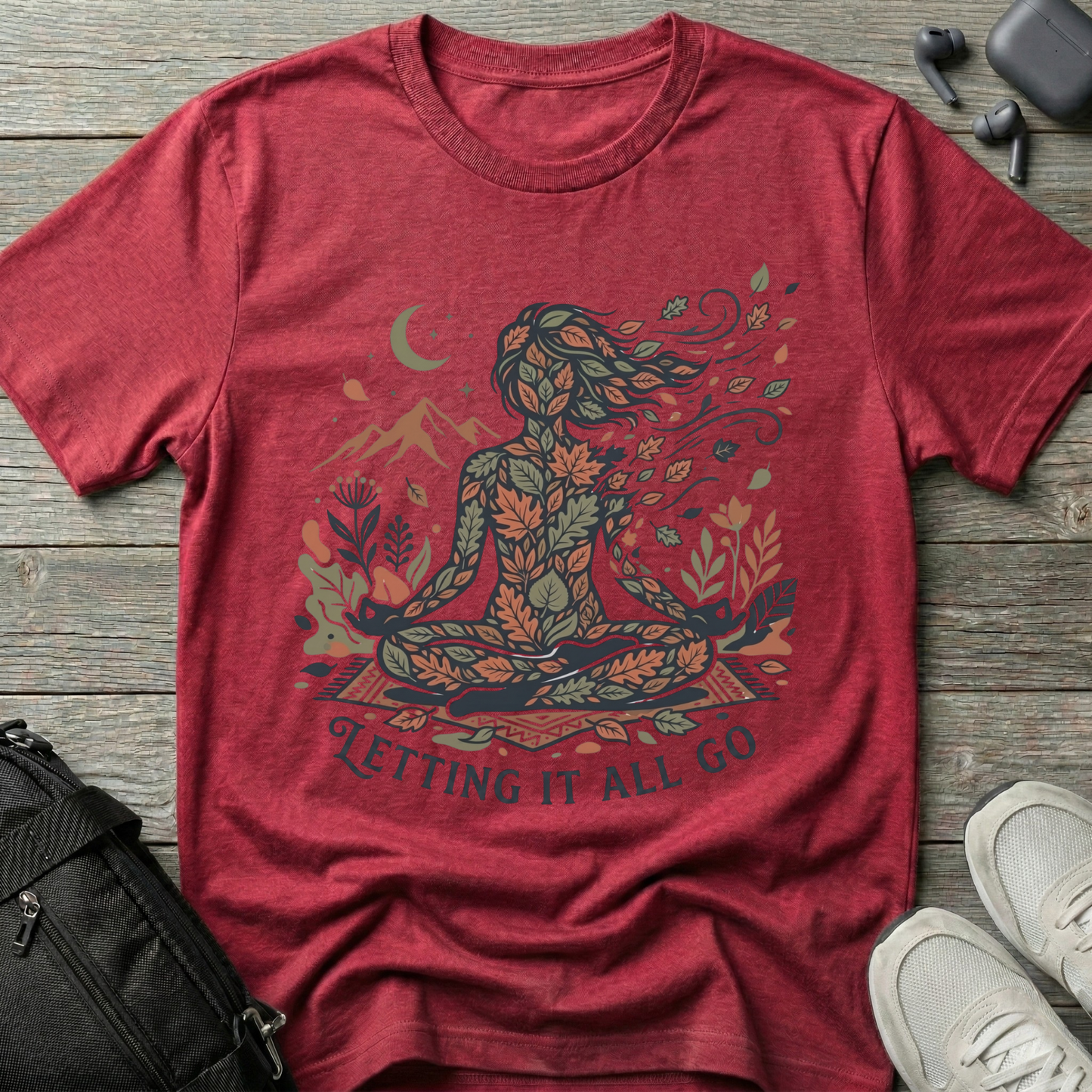 "Letting It All Go" - Yoga Meditation T-Shirt
