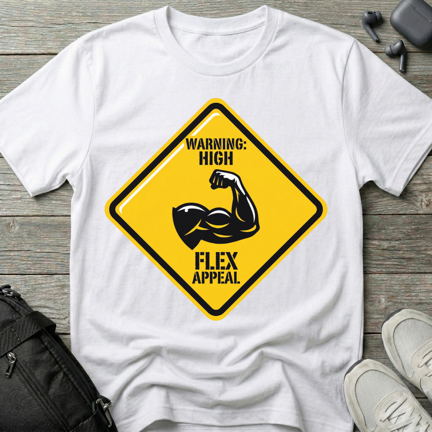 "Warning: High Flex Appeal"  Graphic Tee