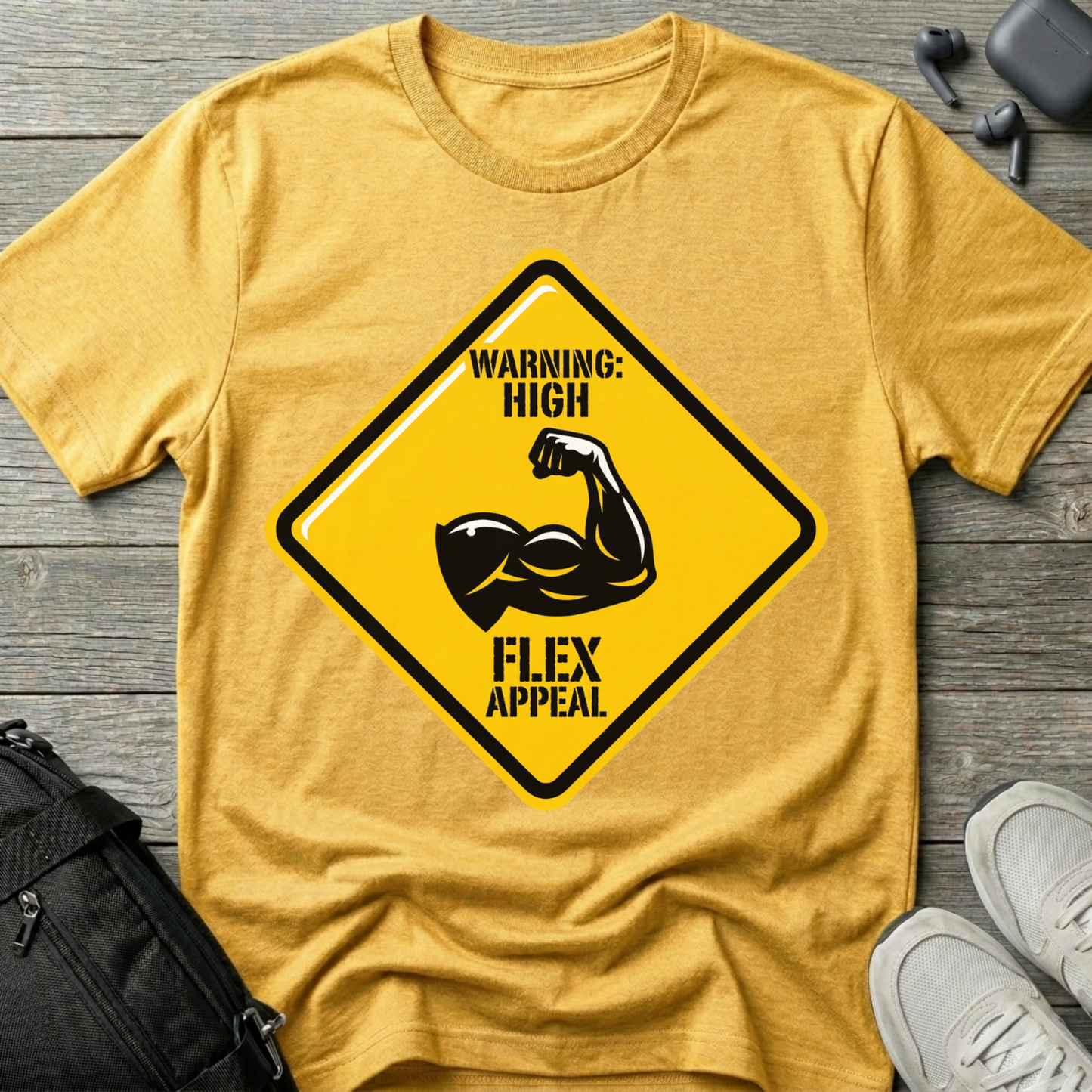 "Warning: High Flex Appeal"  Graphic Tee