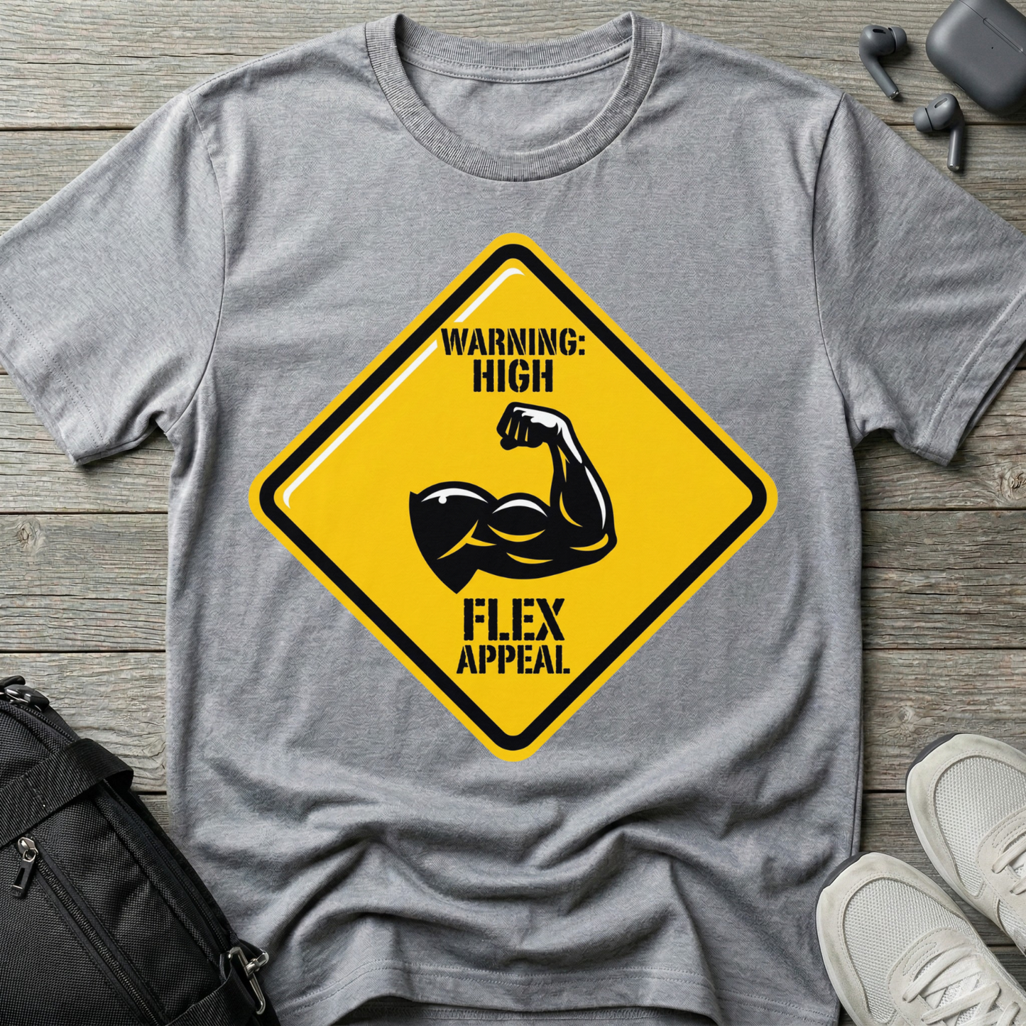 "Warning: High Flex Appeal"  Graphic Tee
