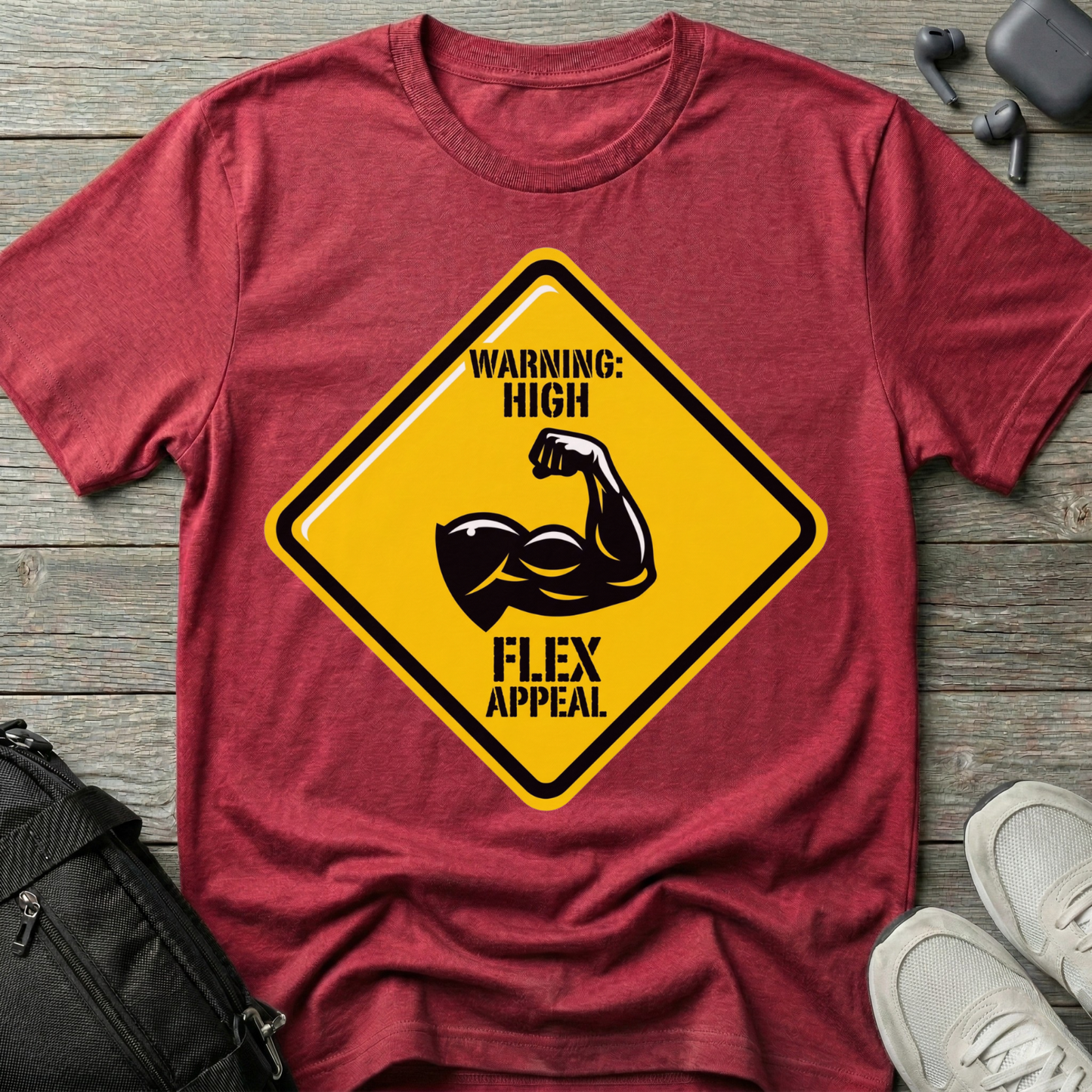 "Warning: High Flex Appeal"  Graphic Tee