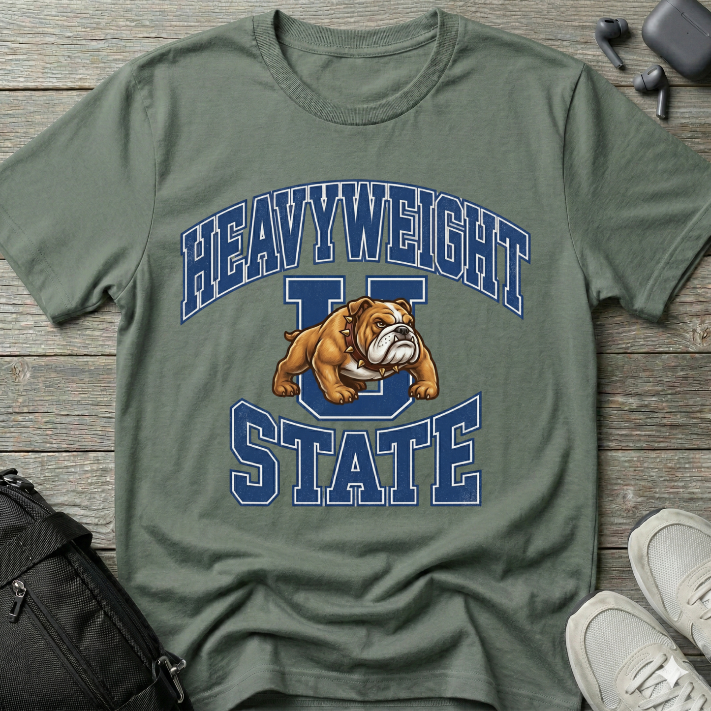 Heavyweight State Bulldog T-Shirt