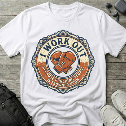 'I Work Out' Vintage T-Shirt