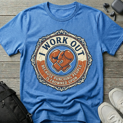 'I Work Out' Vintage T-Shirt