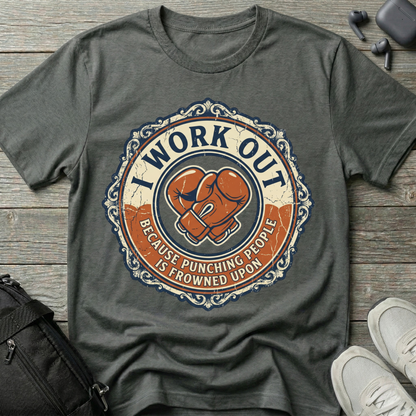 'I Work Out' Vintage T-Shirt