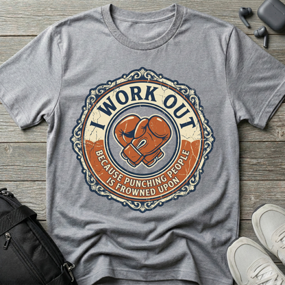 'I Work Out' Vintage T-Shirt