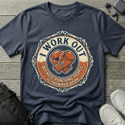 'I Work Out' Vintage T-Shirt
