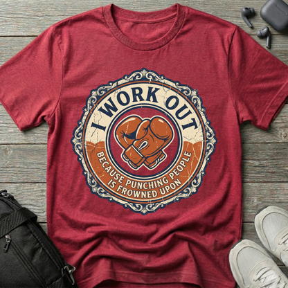 'I Work Out' Vintage T-Shirt